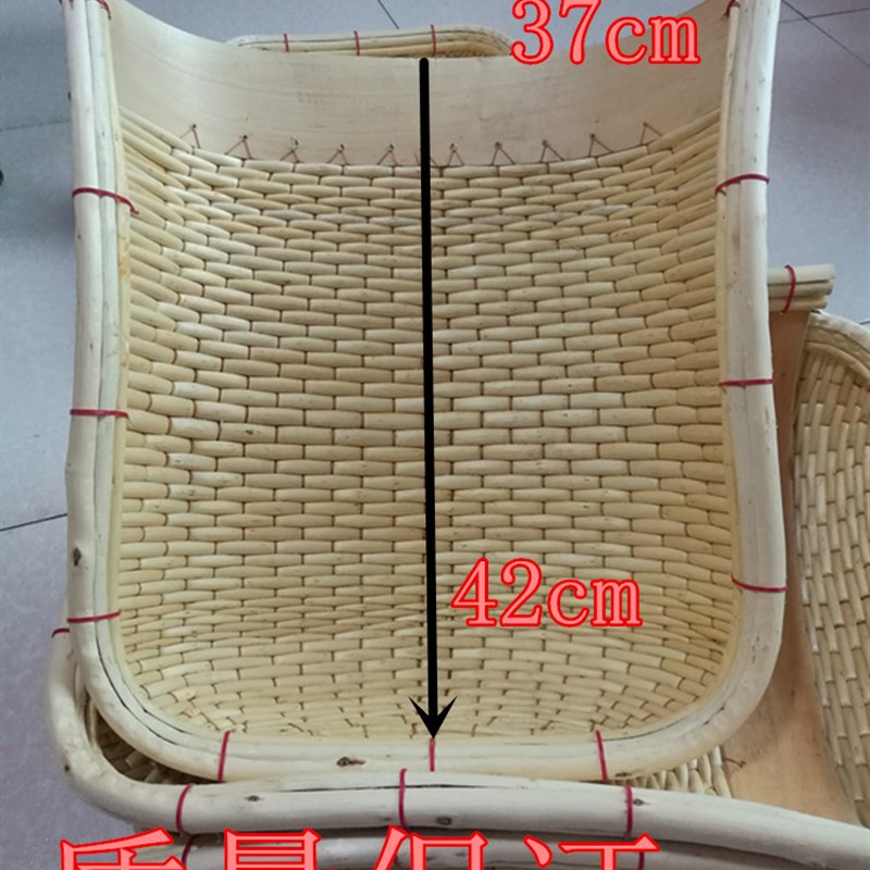 家用纯手工柳条簸箕藤编竹编柳编簸箕民间工艺农家用大中小号簸箕