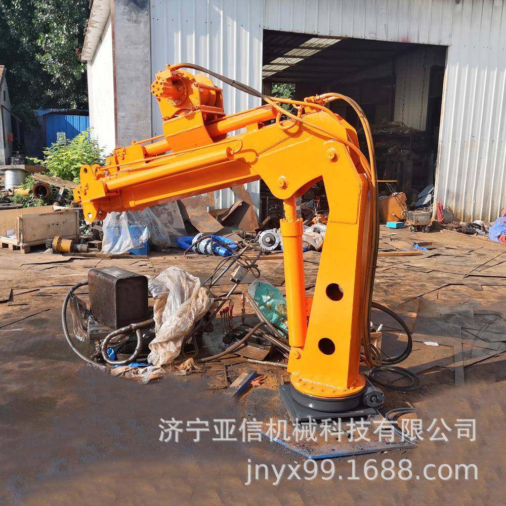 折叠液压折臂吊机船舶甲板微型吊机2吨折臂吊杆车载折叠随车吊,搬运/仓储/物流设备,其他起重搬运设备,淘宝优惠券,粉丝福利购,淘宝优惠卷