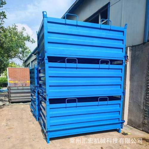加厚自卸式工业废料箱工厂车间废料收集箱底部开启可叉车可吊车