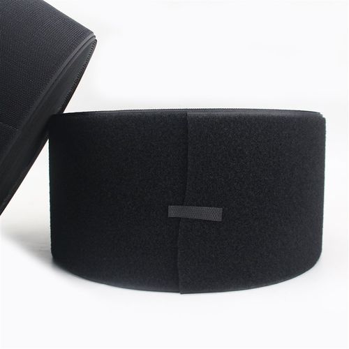 黑白魔术贴10-15cm粘扣带雌雄扣子母扣尼龙搭扣混纺无胶缝纫辅料