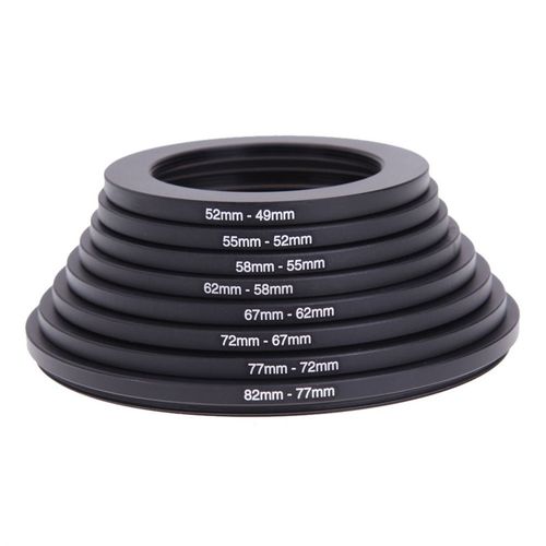 UV偏振镜滤镜8件套装大转小接环82-77-72-67-62-58-55-52-49适用