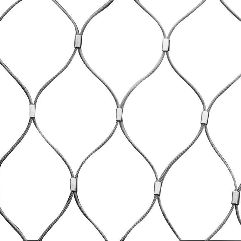 304不锈钢绳网动物园隐形高空防坠景区幼儿园防护网钢丝编织绳网