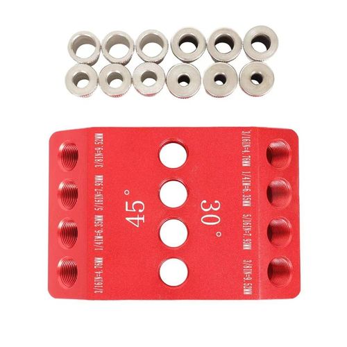 30/45/90打孔器 钻孔导向夹具 木工斜孔直孔楼梯打孔器