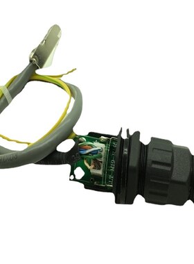 利路通M19-RJ45出口网线防水接头 LLT-M19-151201  LLT-M19-1513