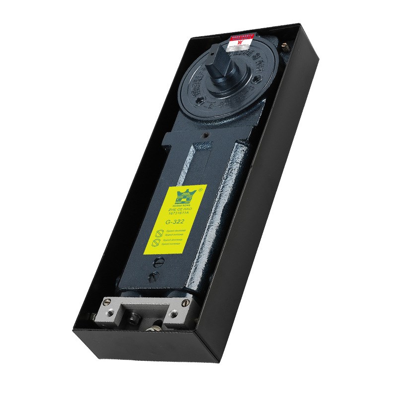 HUANGKONG地弹簧玻璃门配件不锈钢超薄G-322铝合金有框门轴地弹璜