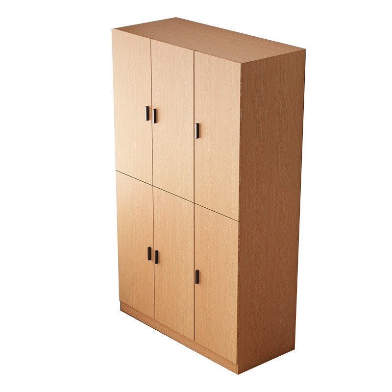 实木板式衣柜现代简约经济型家用卧室衣柜4门6门组合儿童储物衣柜