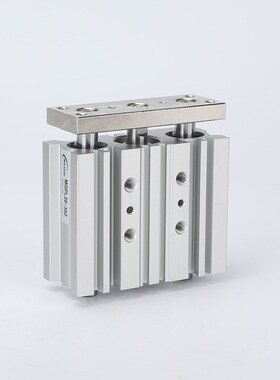 三杆气缸MGPL 2X16X20X25/32/40/50/63-30X75X100X125三轴带导杆