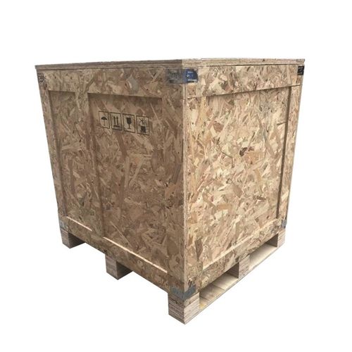 免熏蒸木包装箱欧松板机械设备包装木箱物流周转设备箱子