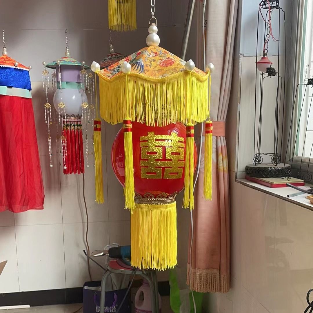 戏曲舞台传统道具喜字结