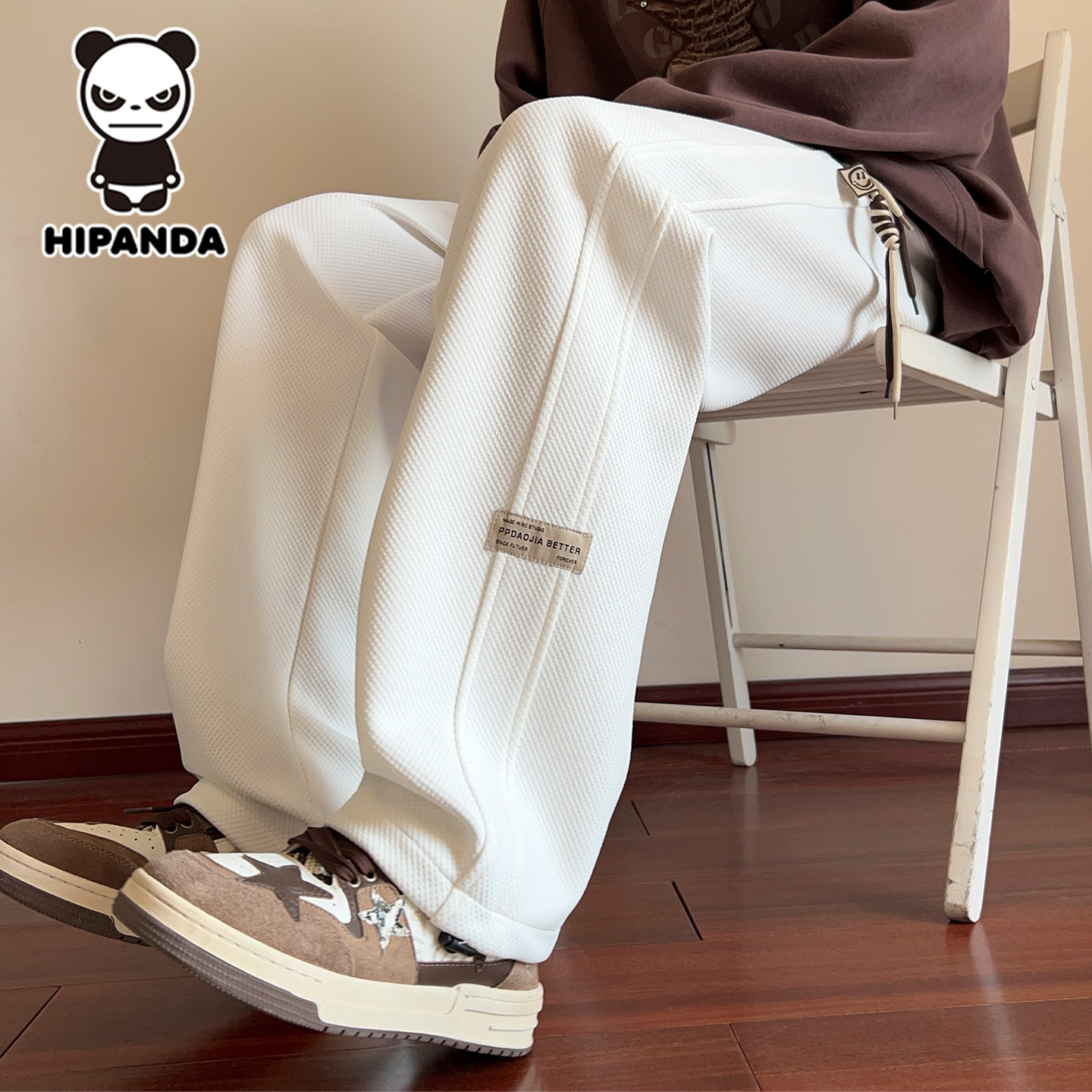 HIPANDA你好熊猫男士卫裤