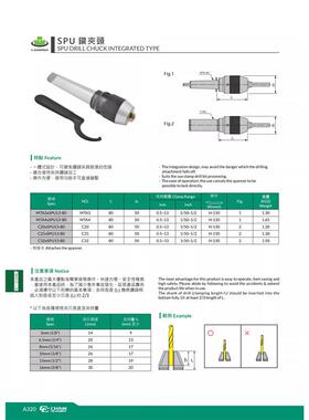 SYIC钻夹头刀柄MTA4-SPU13-80 台湾钻头刀柄MTA4-SPU16-80
