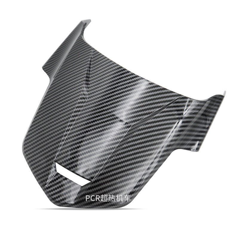 适用小牛电动U+B/UQI+MQI2/s改装水转印碳纤维尾翼小盾防水挡泥板