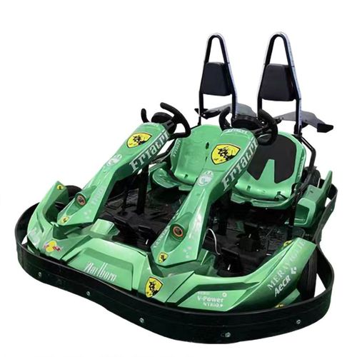 室内场地双人电动卡丁车摆摊亲子娱乐四轮电动车情侣漂移游乐设备