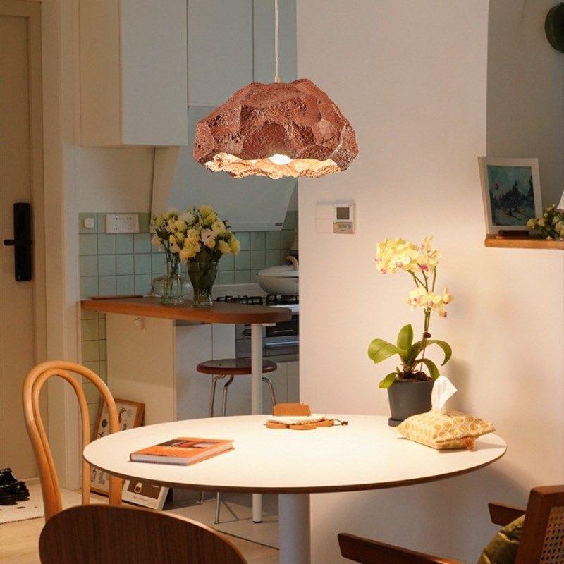 岩石单头吧台吊灯 茶楼餐厅饭桌店铺商用灯创意民宿床头装饰吊灯,家装灯饰光源,客厅吊灯,淘宝优惠券,粉丝福利购,淘宝优惠卷