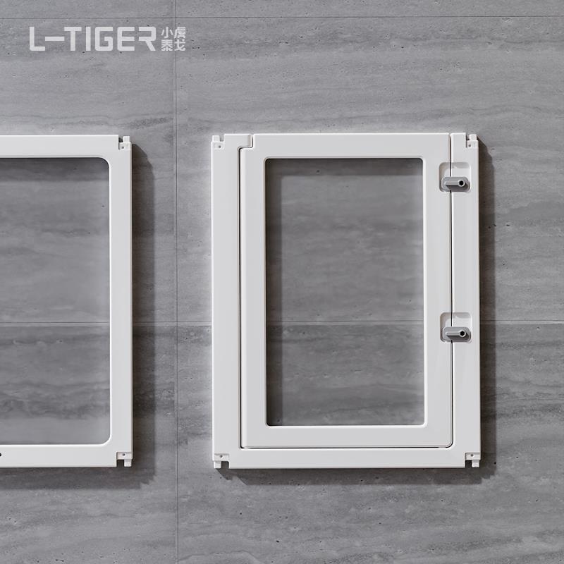 【单片配件】60/75cm狗围栏室内亚克力透明狗笼子家用栅栏小型犬