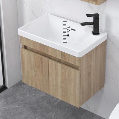 小户型浴室柜组合卫生间迷你陶瓷盆小尺寸加深洗手洗脸盆50/60cm