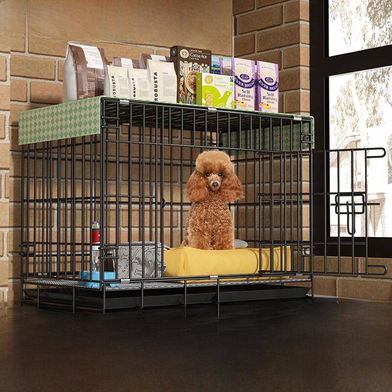 狗笼子泰迪贵宾等小型犬狗笼室内带厕所家用中型犬折叠宠物笼清仓