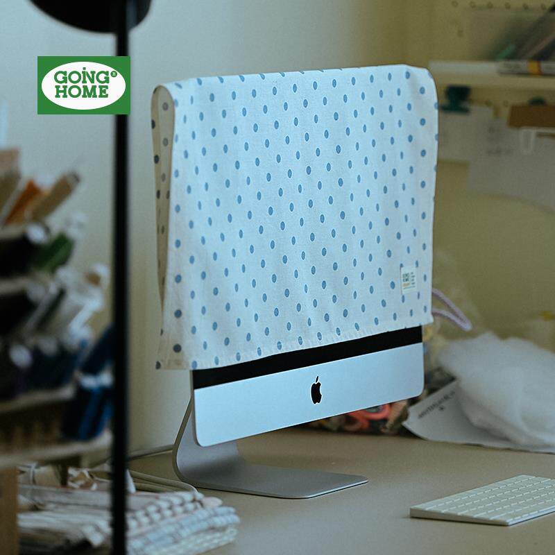 电脑主机防尘罩显示器新款笔记本台式电脑防尘盖布机箱屏幕防尘布