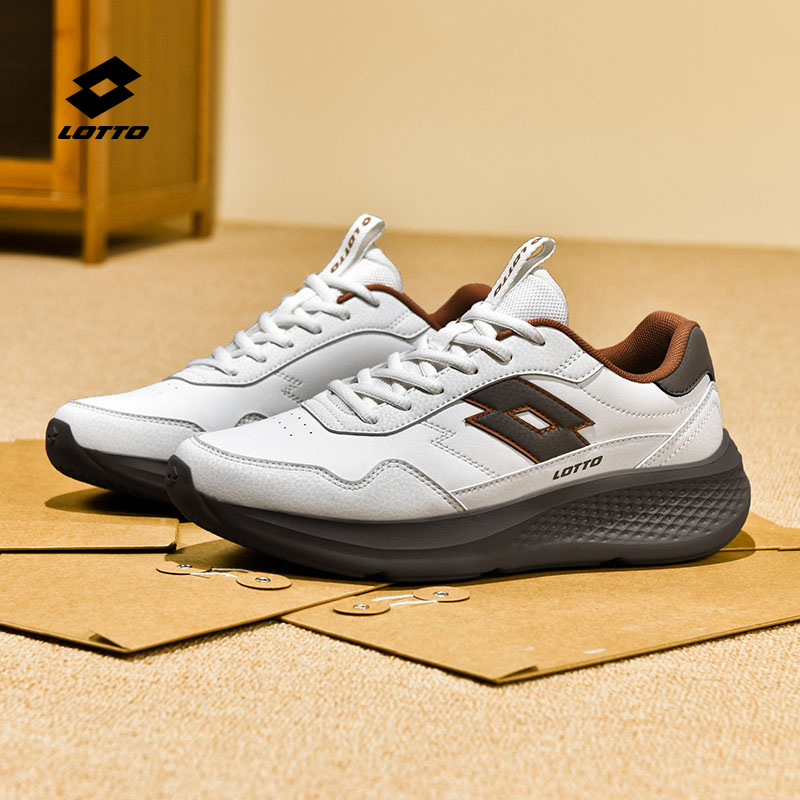 LOTTO乐途旗舰店正品皮面防水鞋