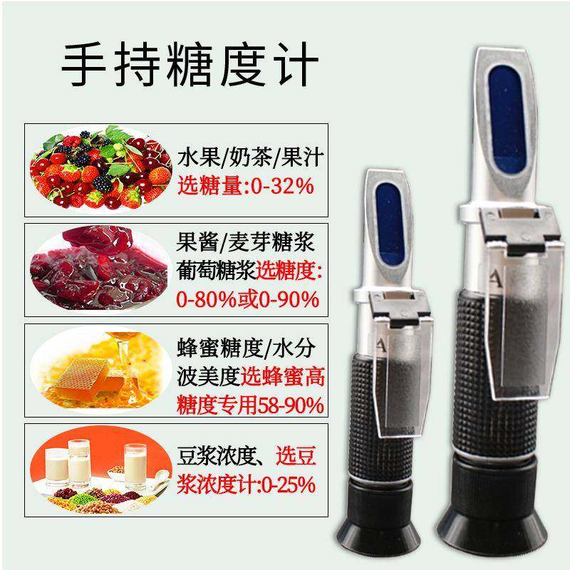 糖度/盐度/豆浆浓度计仪锐折光/冰点/折射/水果甜度测糖仪厂家