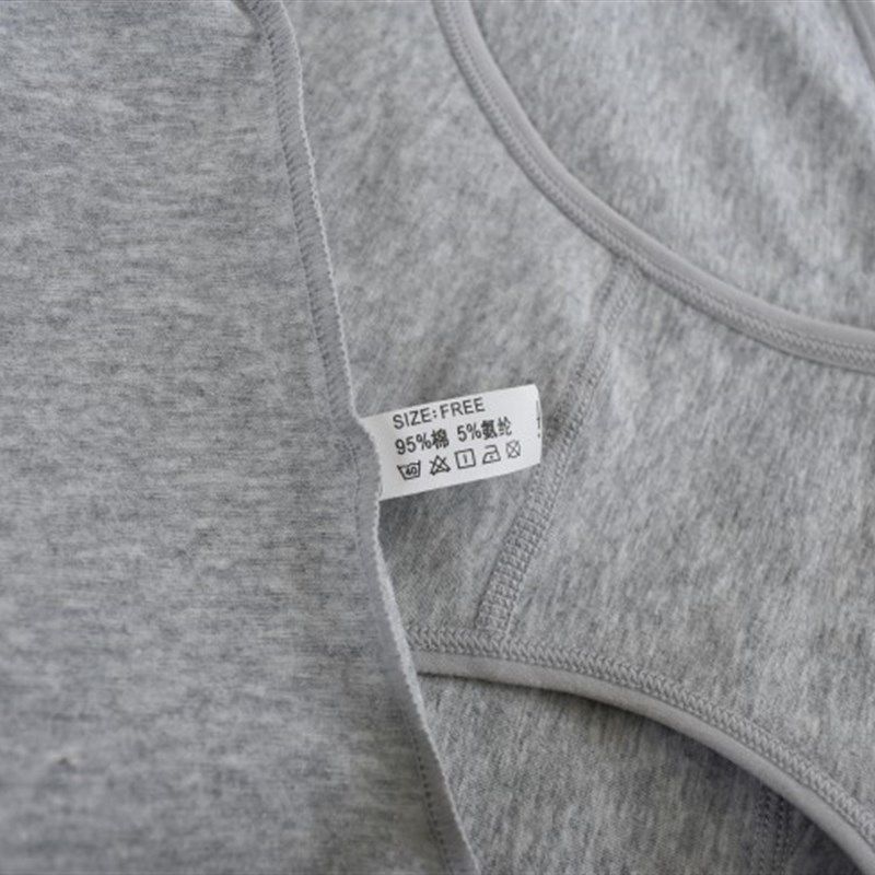 新款4条装中年女士纯棉高腰带口袋加肥加大码妈妈防盗内裤带兜