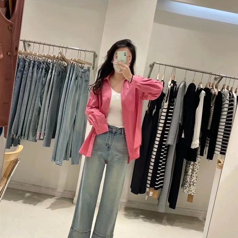 复古蓝直筒牛仔裤女春秋夏季胖妹妹mm大码高腰弹力显瘦九分烟管裤,女装/女士精品,大码裤装,淘宝优惠券,粉丝福利购,淘宝优惠卷