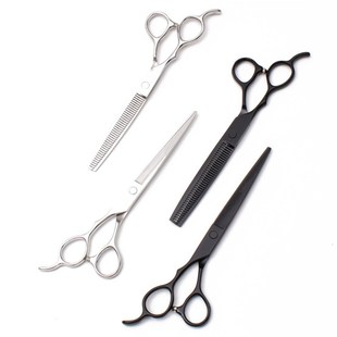 定制7.0寸宠物剪刀左手左撇子专用美容直剪牙剪泰迪修毛平剪工具