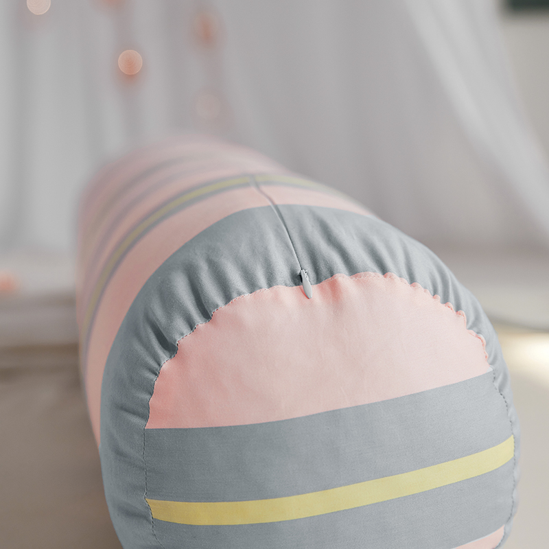 冬天新疆纯棉圆柱枕套长条抱枕60s长绒棉换洗枕头套凉爽全棉枕套