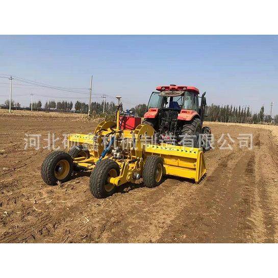 四轮拖拉机牵引式激光平地机宽幅平整地机械LYY-1