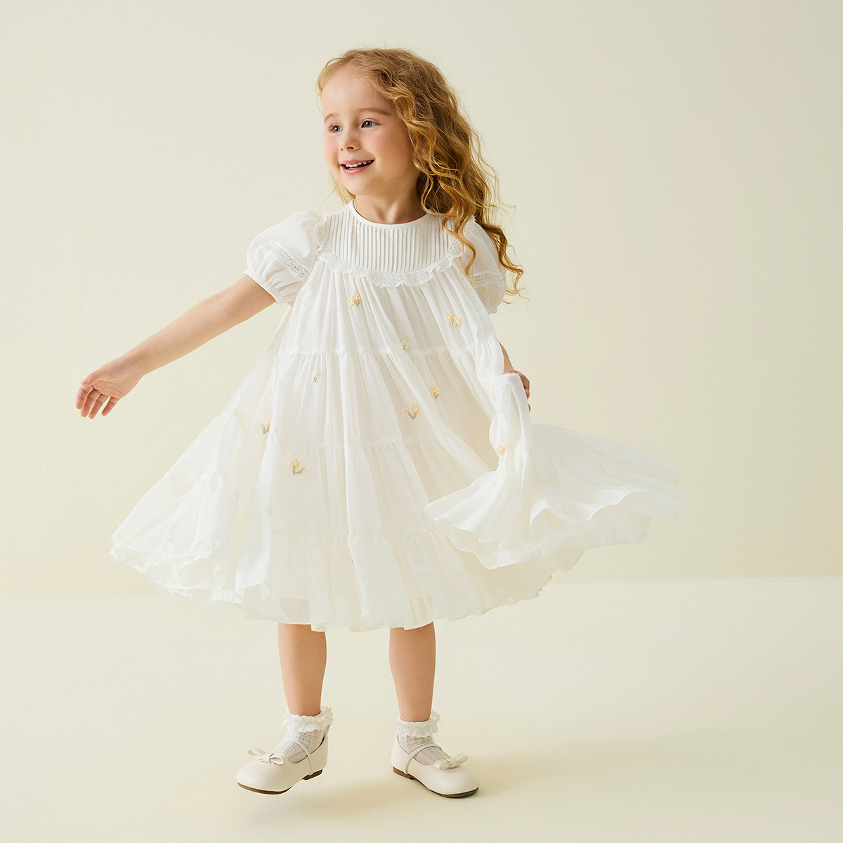 珞安同款| Petite Marguerite小雏菊手工花朵刺绣