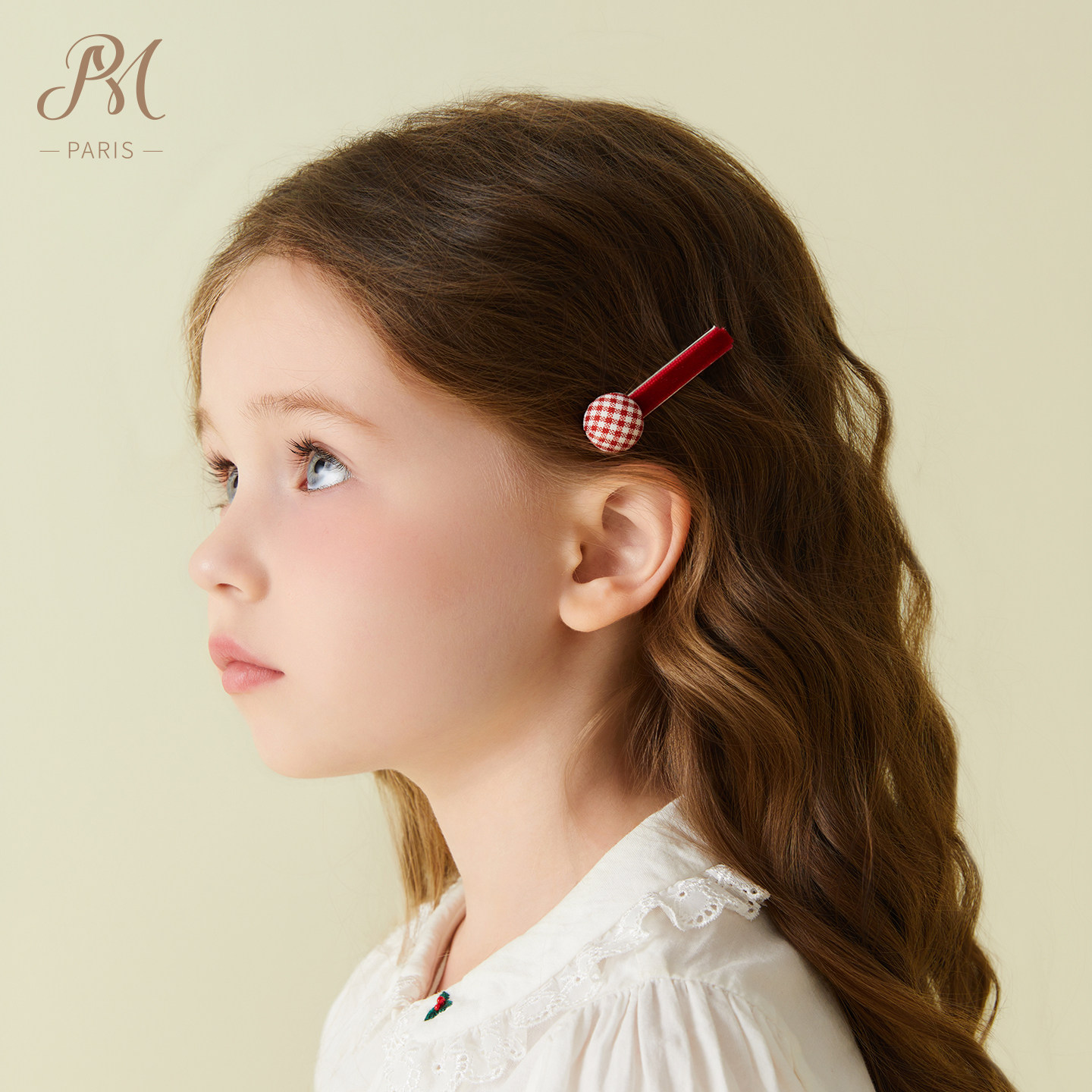 Petite Marguerite小雏菊童装·甜美百搭女红色丝绒