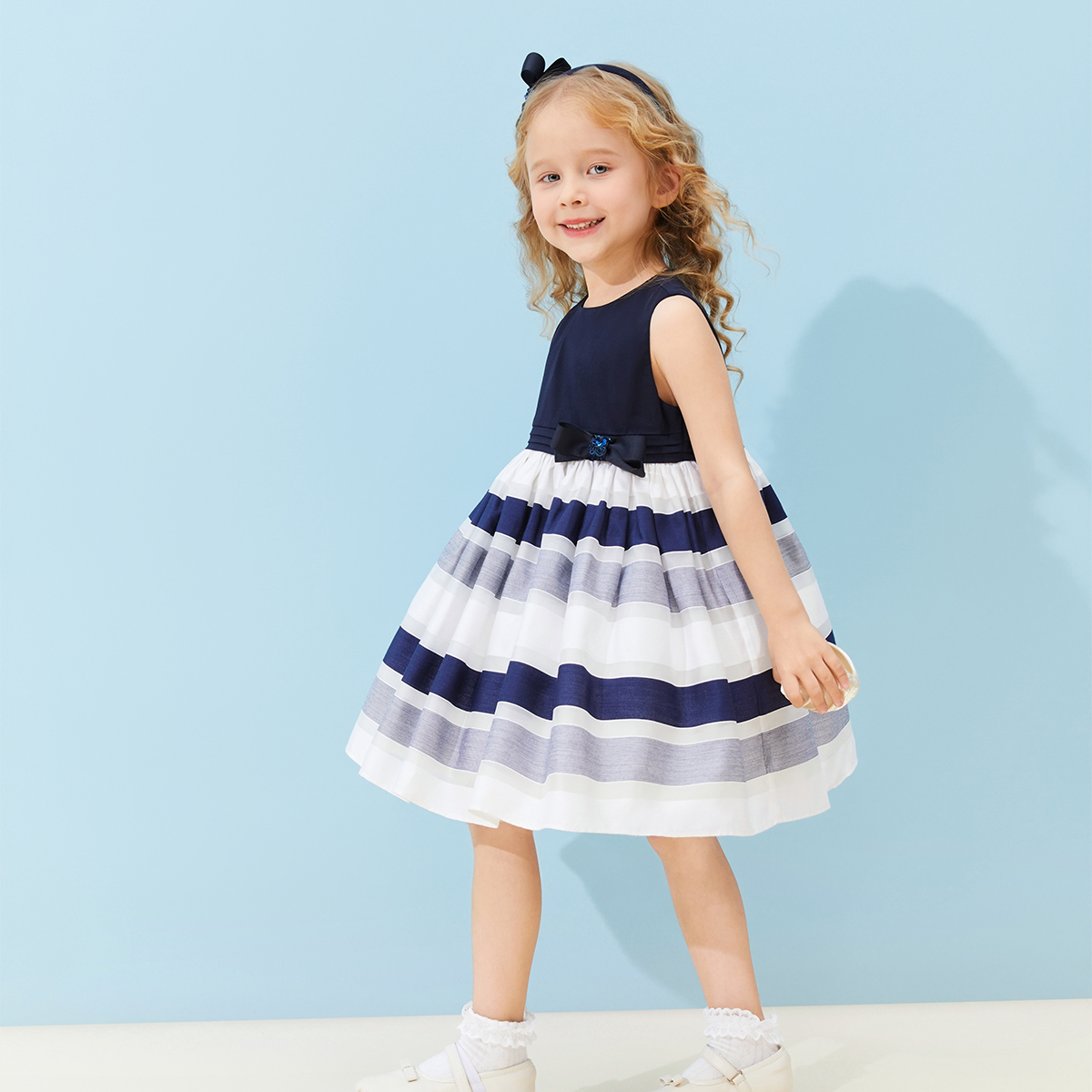 Petite Marguerite 小雏菊童装·百搭藏青色蝴蝶结