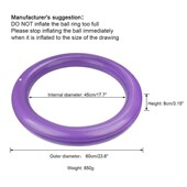 55cM65CM75CM适用加厚防爆固定圈底座 瑜伽球健身平衡球球圈 包邮
