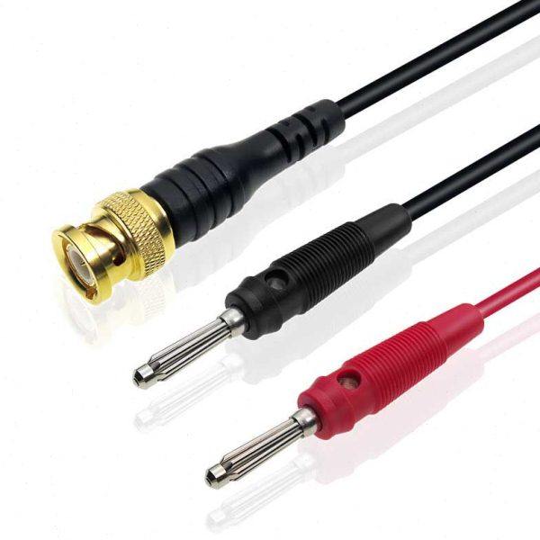 BNC转香蕉插头测试线示波器信号源探头50欧姆Q9同轴电缆连接线