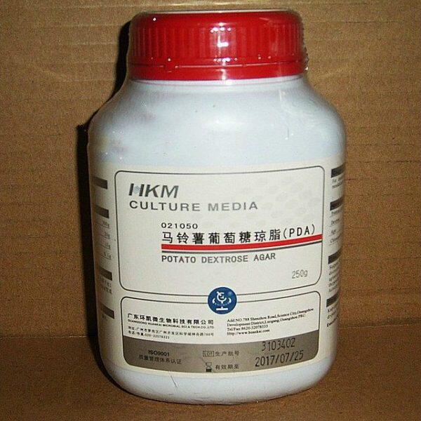 021050 马铃薯葡萄糖琼脂(PDA)(添加抗生素) 250G