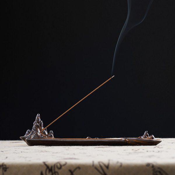 高山流水创意摆件陶瓷线香炉禅意家用卧香炉熏香炉茶道茶宠线香插,家居饰品,香托/香盘/香座/香插,淘宝优惠券,粉丝福利购,淘宝优惠卷