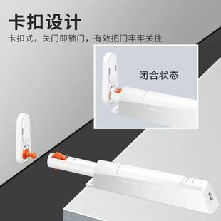 拉手按弹即开重型高门卡扣式 免装 自动开门器暗装 柜门反弹器按压式