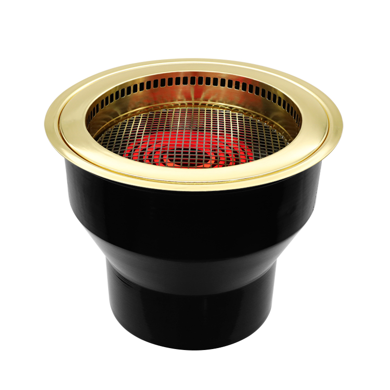 日式电烤炉商用烤肉店烧烤炉子电热管烤炉下排烟烤肉炉料理店烤锅