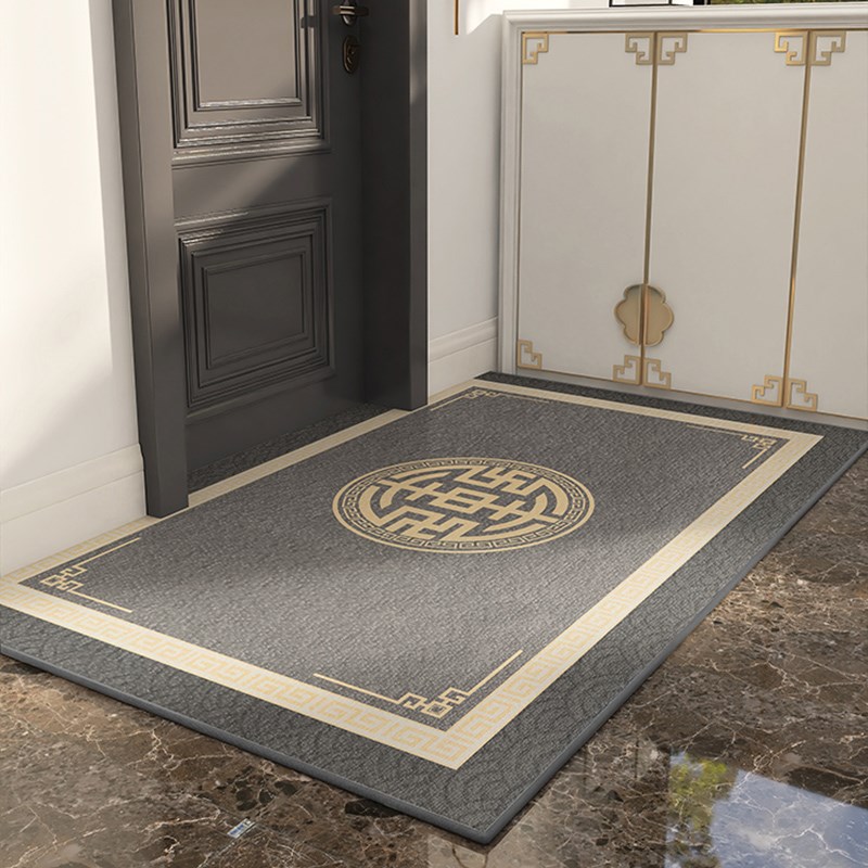 家用可定制大红中式地毯地垫入户门垫脚垫比利时绒易裁剪耐脏防滑