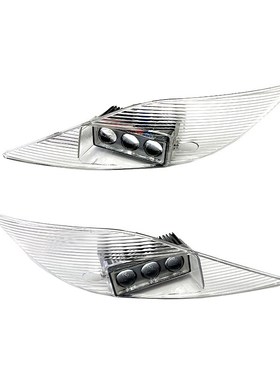 适用德龙M X3000遮阳板罩LED射灯L X5000改装远近可调高亮聚光