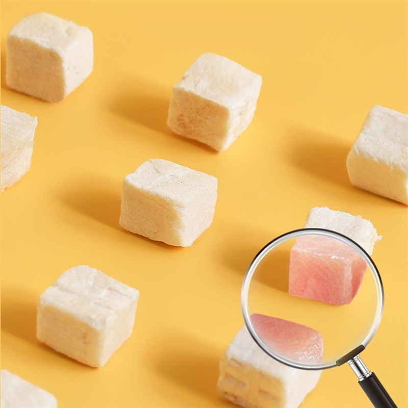 猫咪鸡肉粒冻干零食增肥发腮胖幼猫成猫鸡胸肉主食猫粮狗食高营养