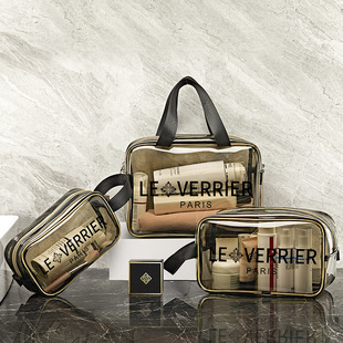 防水化妆包女便携健身洗澡袋子男洗漱手提透明收纳旅行大容量洗刷