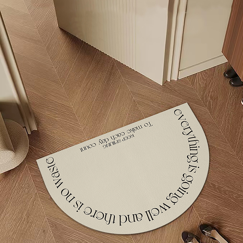 简约入户们皮革地垫玄关大门口进门门垫家用防滑脚垫可擦免洗地毯