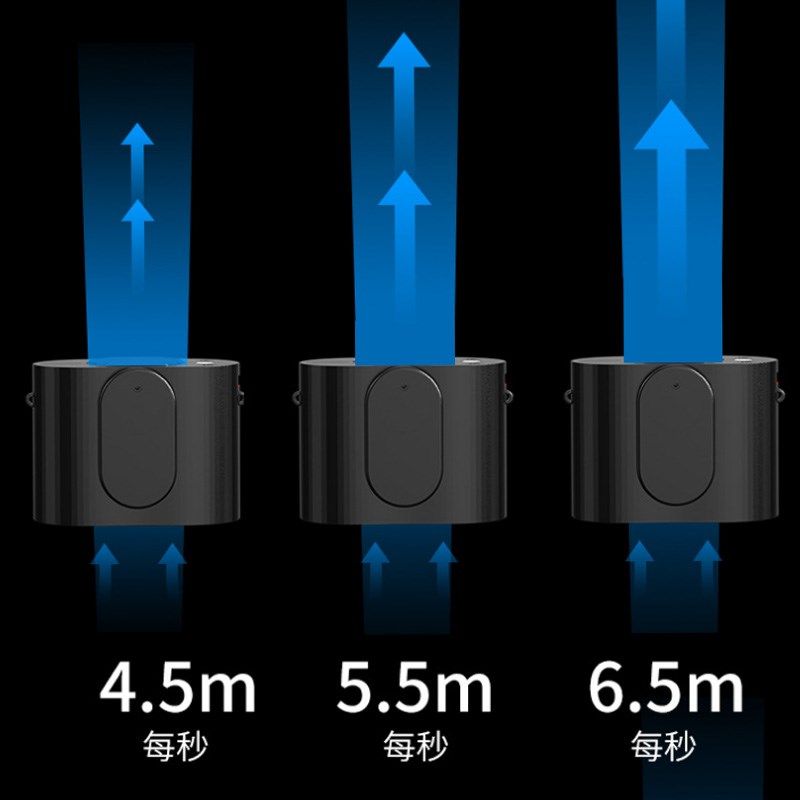 挂腰充电风扇 usb随身挂脖便携式户外工地小型移动大风力长续航