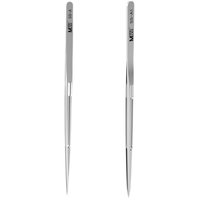 蚂蚁昕 精密飞线无磁不锈钢镊子 可夹芯片电容 手机电脑维修专用