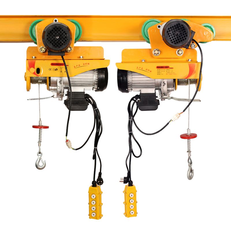 微型电动葫芦220V连体龙门吊机带跑车家用移动式行车行吊起重吊机