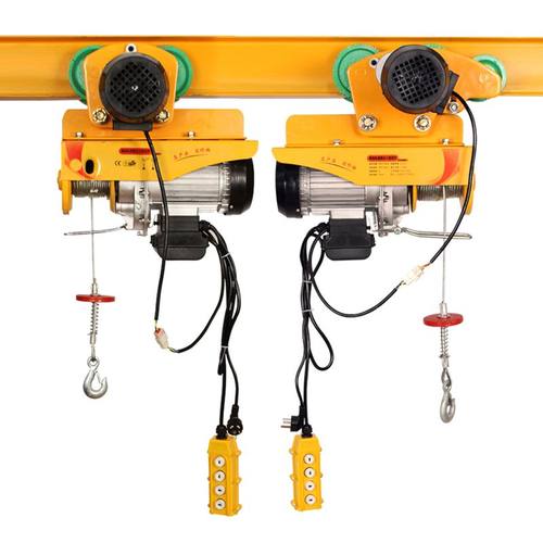 微型电动葫芦220V连体龙门吊机带跑车家用移动式行车行吊起重吊机