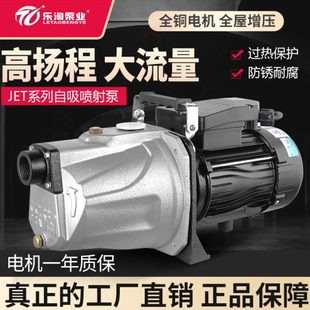 乐淘家用自吸增压抽水泵220V高扬程全自动喷射泵静音水井抽水机