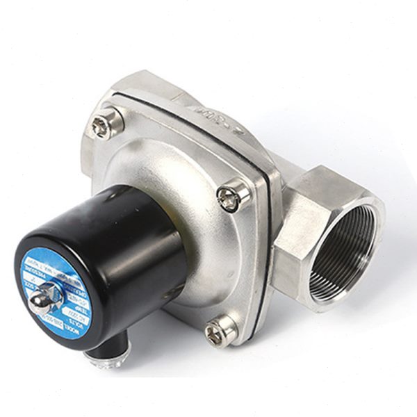 304不锈钢电磁阀开关阀常闭2w水阀气阀220v24v6分dn15dn25dn50