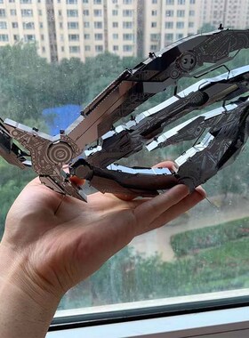 钢模像3D立体拼图DIY拼装模型ROG败家之眼金属摆件玩家国度大号版